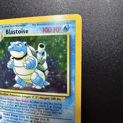 Pokemon TCG Blastoise Base Set Holo Rare 2/102 Wizards 1999 English LP - Image 5