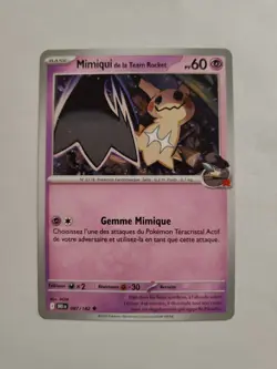 Carte Pokemon - Mimiqui de la Team Rocket 087/182 - Rivalites Destinees EV10 - Image 1