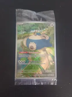 Pokemon TCG- Snorlax 051 Black Star Promo SEALED- 151 ETB Promo SEALED - Image 1