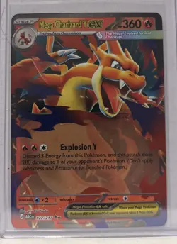 Mega Charizard Y ex 022/217 Ascended Heroes English Pokemon TCG - Image 1