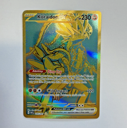 Pokemon TCG Koraidon ex Gold 245/091 Paldean Fates Hyper Rare - Image 1