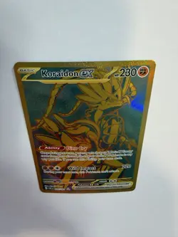 Pokemon TCG Koraidon ex Gold 245/091 Paldean Fates Hyper Rare - Image 5