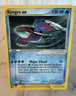 Kyogre ex 001 Promo Nintendo Black Star Promos Pokemon Near Mint LP/MP - Image 1