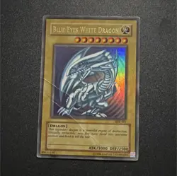 Yu-Gi-Oh! Blue-Eyes White Dragon Ultra Rare Holo Unlimited SDK-001 3000/2500 - Image 1