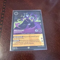 Disney Lorcana Maleficent - Mistress Of All Evil - Into The Inklands 51/204 Foil - Image 1