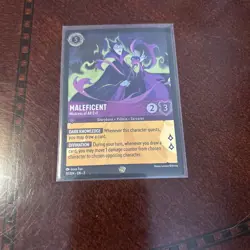 Disney Lorcana Maleficent - Mistress Of All Evil - Into The Inklands 51/204 Foil - Image 2