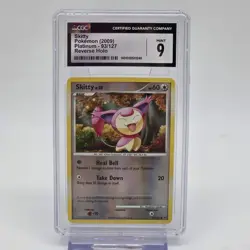 Pokemon Skitty Platinum 93/127 Reverse Holo 2009 CGC 9 Mint Graded Card - Image 1