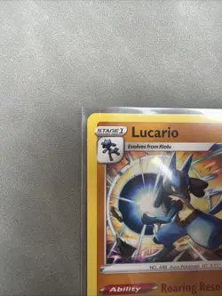 Lucario Pokemon Prize Pack Series 2 Promo Pokemon Card NM/LP Play Stamp - Image 2