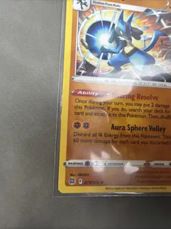 Lucario Pokemon Prize Pack Series 2 Promo Pokemon Card NM/LP Play Stamp - Image 5