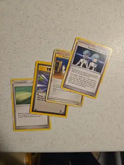 50 Pokemon Card Lot Supporters And Trainers, Mixed Sets, All Common Rarity - Image 3
