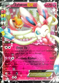 Sylveon EX RC21/RC32 Generations Ultra Rare Holo Card Pokemon TCG - Image 1