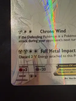 Dialga EX Full Art Secret Rare Holo Pokemon Card XY Phantom Forces 122/119 - Image 5