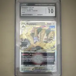 Regigigas VSTAR 114/159 Crown Zenith Ultra Rare Holo CGC 10 Pokemon Card - Image 1