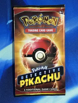 Pokemon TCG Detective Pikachu 2 Card Booster Pack Sealed Lot X4 Sun & Moon Promo - Image 2