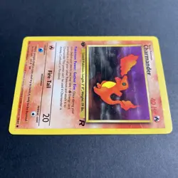 Charmander 50/82 2000 Team Rocket 1st Edition Pokemon Card TCG WOTC Vintage LP - Image 3