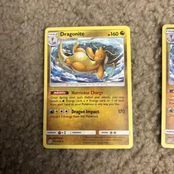 Dragonite Holo [151/236 Sm-Unified MindsPokemon TCG Rare Stage 2 English 2 CARDS - Image 3