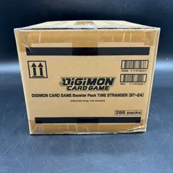 DIGIMON CARD GAME: Time Stranger Booster Box BT24 English 12 Box Sealed Case - Image 1