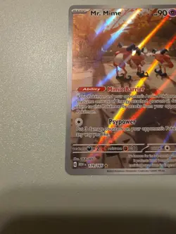 Mr. Mime 179/165 SV Scarlet & Violet 151 Illustration Rare Pokemon TCG Card - Image 3