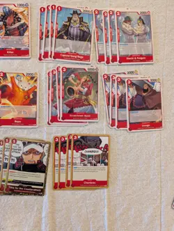 One Piece TCG Trafalgar Law OP14 Red Deck – 70 Cards – English - Image 5