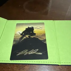 #20/54 Leonardo, Sewer Samuri (Gold Stamped Signature) MTG: TMNT Art - Image 1