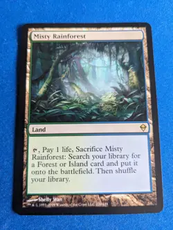 Misty Rainforest 1x MtG Zendikar SP/NM - Image 1