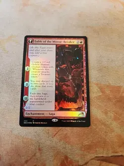 Fable Of The Mirror-Breaker Extended Art Foil Kamigawa Neon Dynasty MTG LP - Image 1