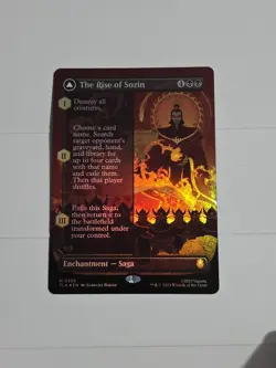 Borderless The Rise of Sozin Fire Lord Sozin Foil Magic Last Airbender #0356 - Image 1
