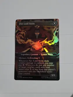 Borderless The Rise of Sozin Fire Lord Sozin Foil Magic Last Airbender #0356 - Image 2