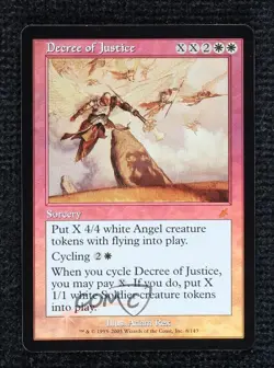 Decree of Justice Foil Magic: Scourge #8 2003 - Image 1