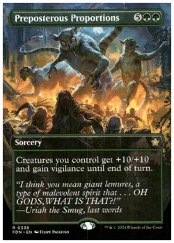 Foundations #338 Preposterous Proportions (Borderless) - Image 1