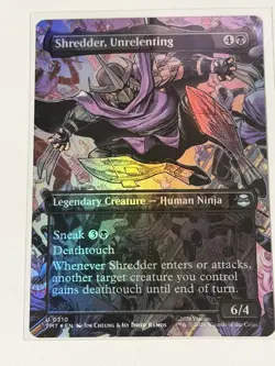 Shredder, Unrelenting Borderless Teenage Mutant Ninja Turtles Foil 210 - Image 1