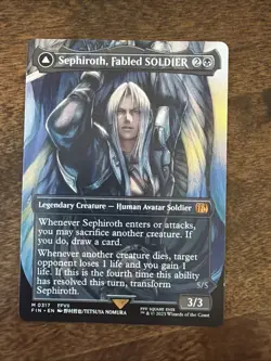 Sephiroth, Fabled SOLDIER (0317) (Borderless) Final Fantasy Regular - Image 1