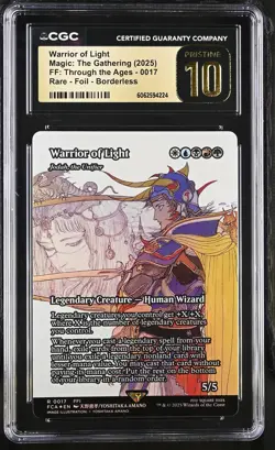 JODAH, THE UNIFIER Final Fantasy Warrior of Light Foil Rare CGC Pristine 10 MTG - Image 1