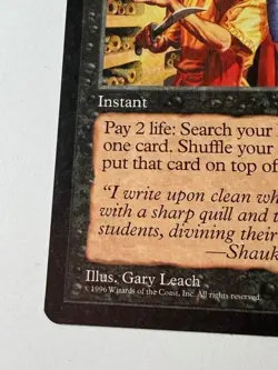 Wizards of the Coast Vampiric Tutor MTG Instant 1996 Black Gary Leach - Image 4