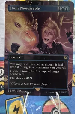 Magic MTG Final Fantasy Flash Photography #463 *NON-FOIL* Borderless Rare - Image 1