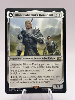Dion, Bahamut's Dominant 0016 Final Fantasy FIN MTG NM - Image 1