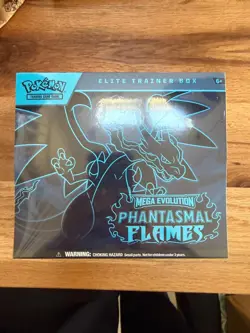 *Sealed* Pokemon TCG ETB Phantasmal Flames New 2025 Release - Image 1