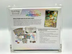 Pokemon Prismatic Evolutions ETB Elite Trainer Box Sealed with Acrylic Case - Image 2