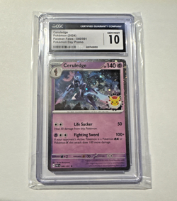 GEM Mint 10 CGC Ceruledge - (Pokemon Day 2024) (Cosmos Holo) 040/091 - Image 1