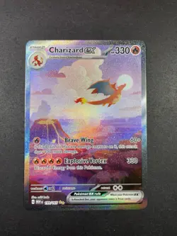 🔥 CHARIZARD EX 2023 POKEMON S & V 151 SPECIAL ILLUSTRATION RARE 199/165 SIR 🔥! - Image 1