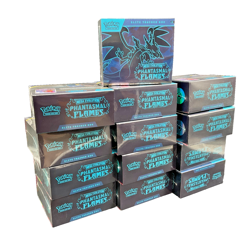 Lot of (13) Pokemon TCG Mega Evolution Phantasmal Flames Elite Trainer Boxes - Image 1