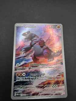 Groudon 199/182 Illustration Rare Paradox Rift Pokemon TCG NM SV04 PAR EN - Image 1
