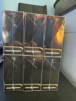 6x Pokemon TCG Mega Evolutions Booster Bundle New Factory Sealed - Image 3