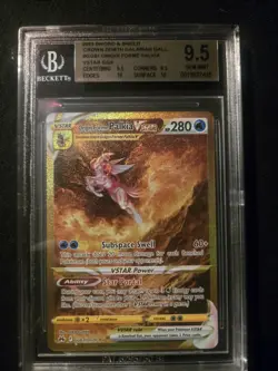 Pokemon Origin Forme Palkia VSTAR GG67/GG70 Crown Zenith BGS 9.5 - Image 1