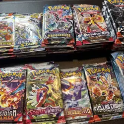 Lot of 75x Mixed Pokemon Packs from booster bundles Pokemon RESEALED RD!! - Image 3