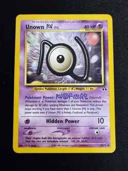Unown [N] - Neo Discovery 50/75 - Uncommon - MP Pokemon TCG - Image 1