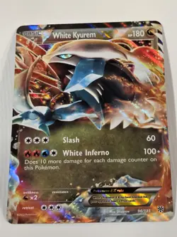 White Kyurem EX 96/135 Ultra Rare 2012 Pokemon Black & White Plasma Storm NM - Image 2
