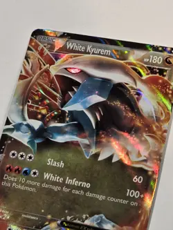 White Kyurem EX 96/135 Ultra Rare 2012 Pokemon Black & White Plasma Storm NM - Image 4