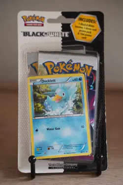Pokemon TCG Black & White 2-Pack Blister Base Set Ducklett Promo Factory Sealed - Image 1