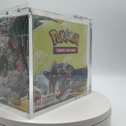 Pokemon TCG Sword & Shield Evolving Skies Booster Box Sealed w/ Acrylic Case - Image 2